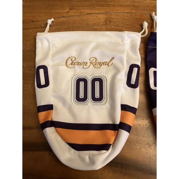 Set of 2 Special Edition Crown Royal NFL Game Day Drawstring Bags 750 ML - Picture 3 of 8